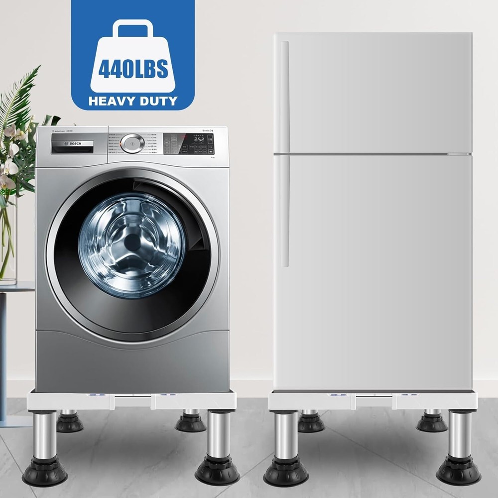 Compact Appliance Stand with Adjustable Height - Perfect for Mini Fridges