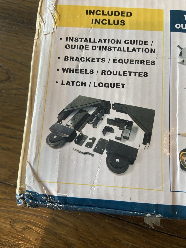 Pylex 11052 Sliding Gate Hardware Kit - Black {63}