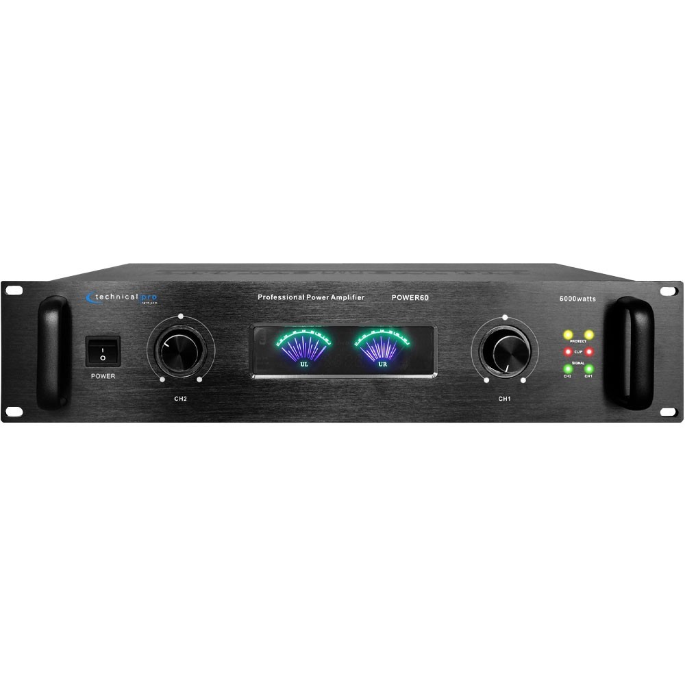 Technical Pro POWER60 6000 Watt Peak Power Amplifier