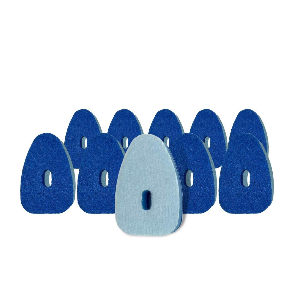 Smilyeez Blue Non-Scratch Sponge Refill for use with Dish Daddy® – (10 Pack)