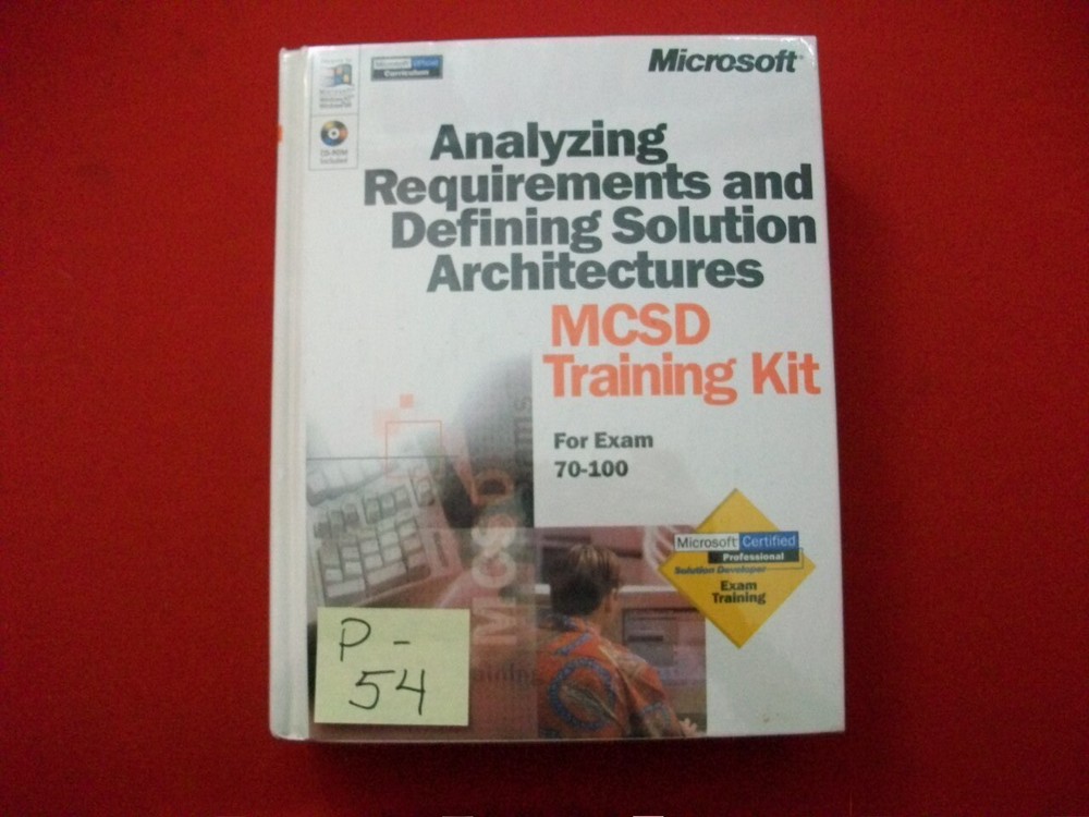 SEALED MICROSOFT MCSD TRAINING KIT-ANALYZING REQUIREMENTS & DEFINING SOLUTIONS