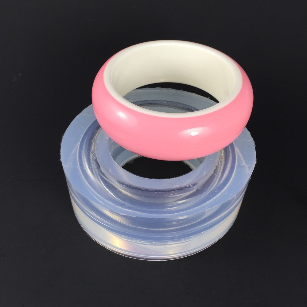 CLEAR SILICONE MOLD (MB116), BANGLE MOLD SIZE SMALL