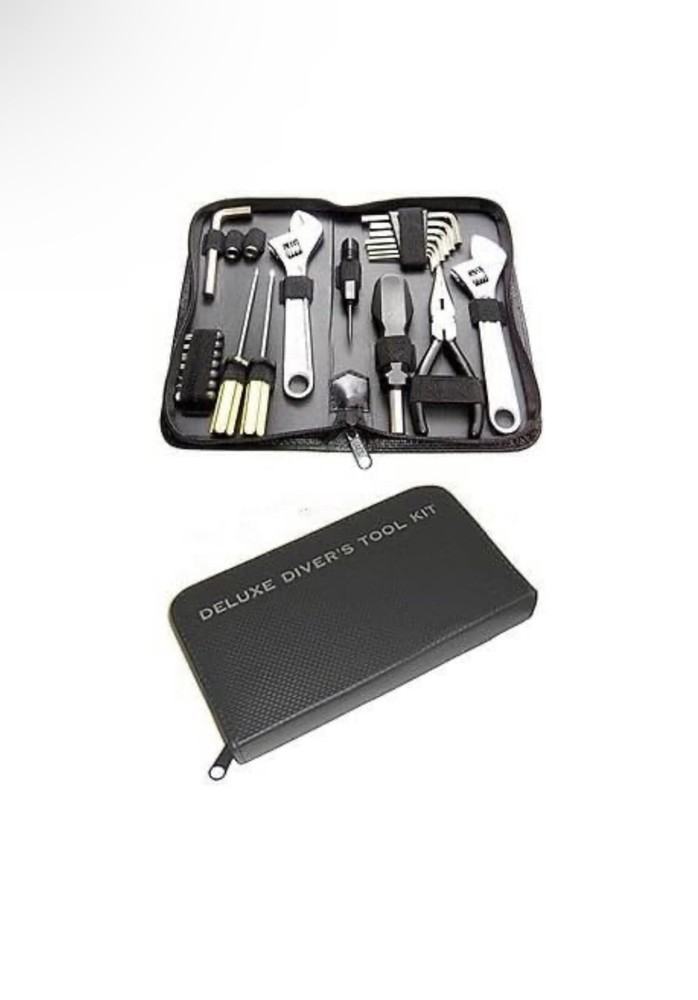 Trident Deluxe Scuba Divers Tool Kit: Essential Set with Zippered Case