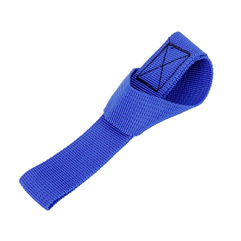 6PCS Blue 2.5x20.5cm Cargo Belt Soft Loop Tie Down Strap for Motorcycle