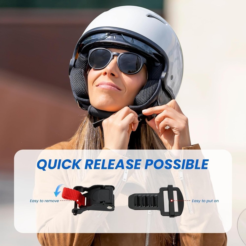 Helmet Quick Release Chin Strap Buckle Kit