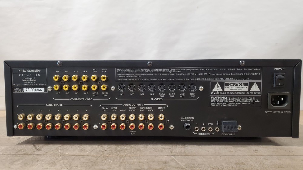 Harman Kardon Citation 7.0 AV Controller Preamp