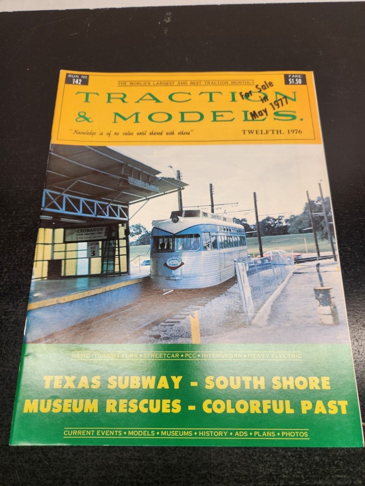 1976 Traction & Models - Model Railroading - # 142
