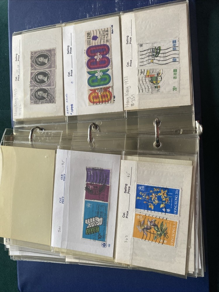 hong kong stamp collection