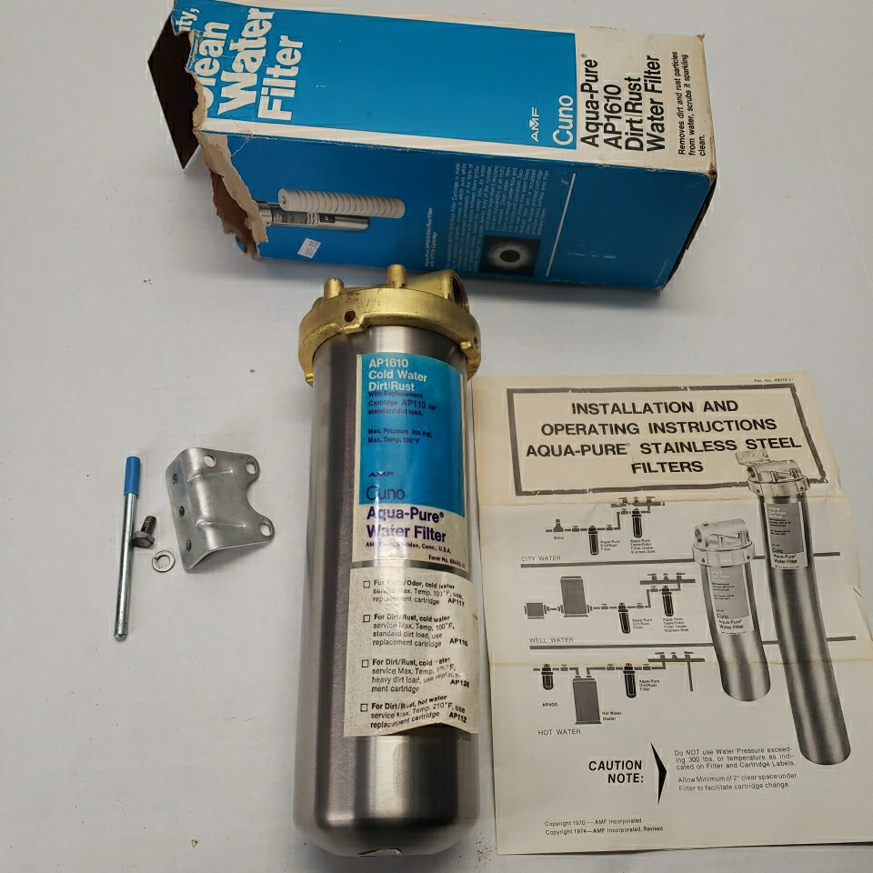 Aqua-Pure AP1610 Whole House Water Filter System Copper Dirt/Rust Water Filter