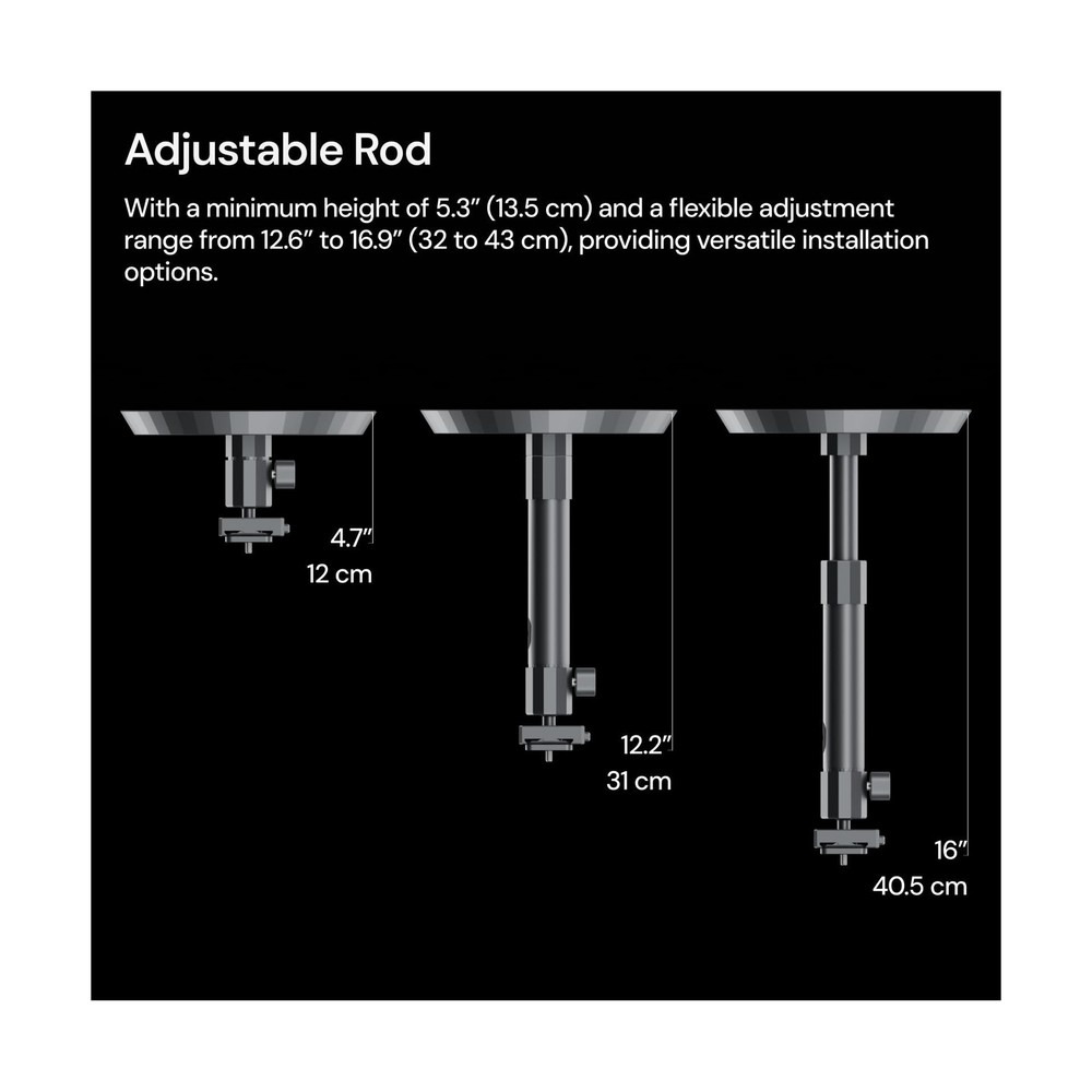 Valerion Projector Ceiling Mount for VisionMaster StreamMaster Series - Alumi...