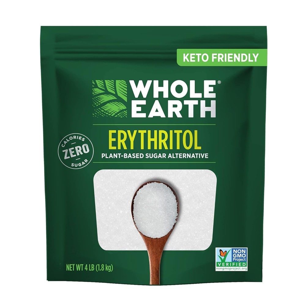 Erythritol Sugar Alternative 4lb Plant-Based Zero Calorie Keto Baking