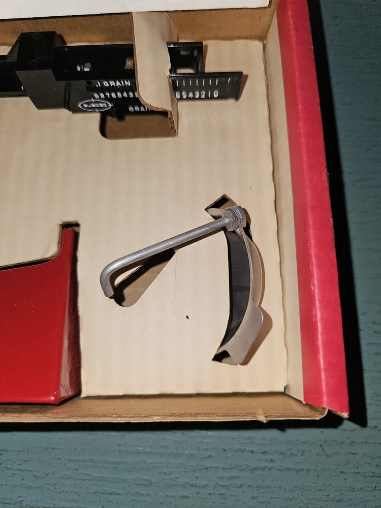 Vintage Lee Safety Powder Scale W/Original Box