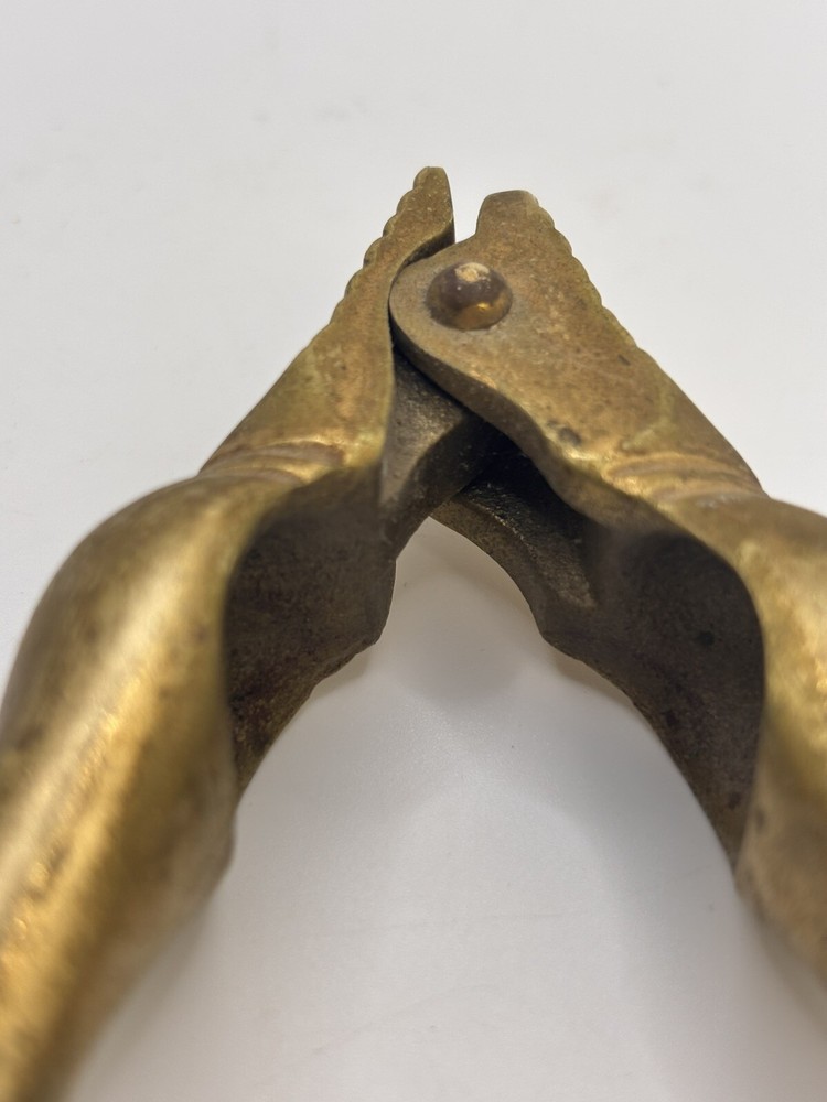 Nutcracker Ladies Legs Risque Funny Solid Brass Barware Party Vintage