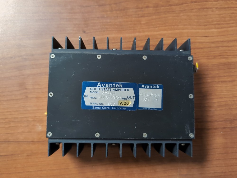 Avantek AV-8M Solid State Amplifier ASD-430M