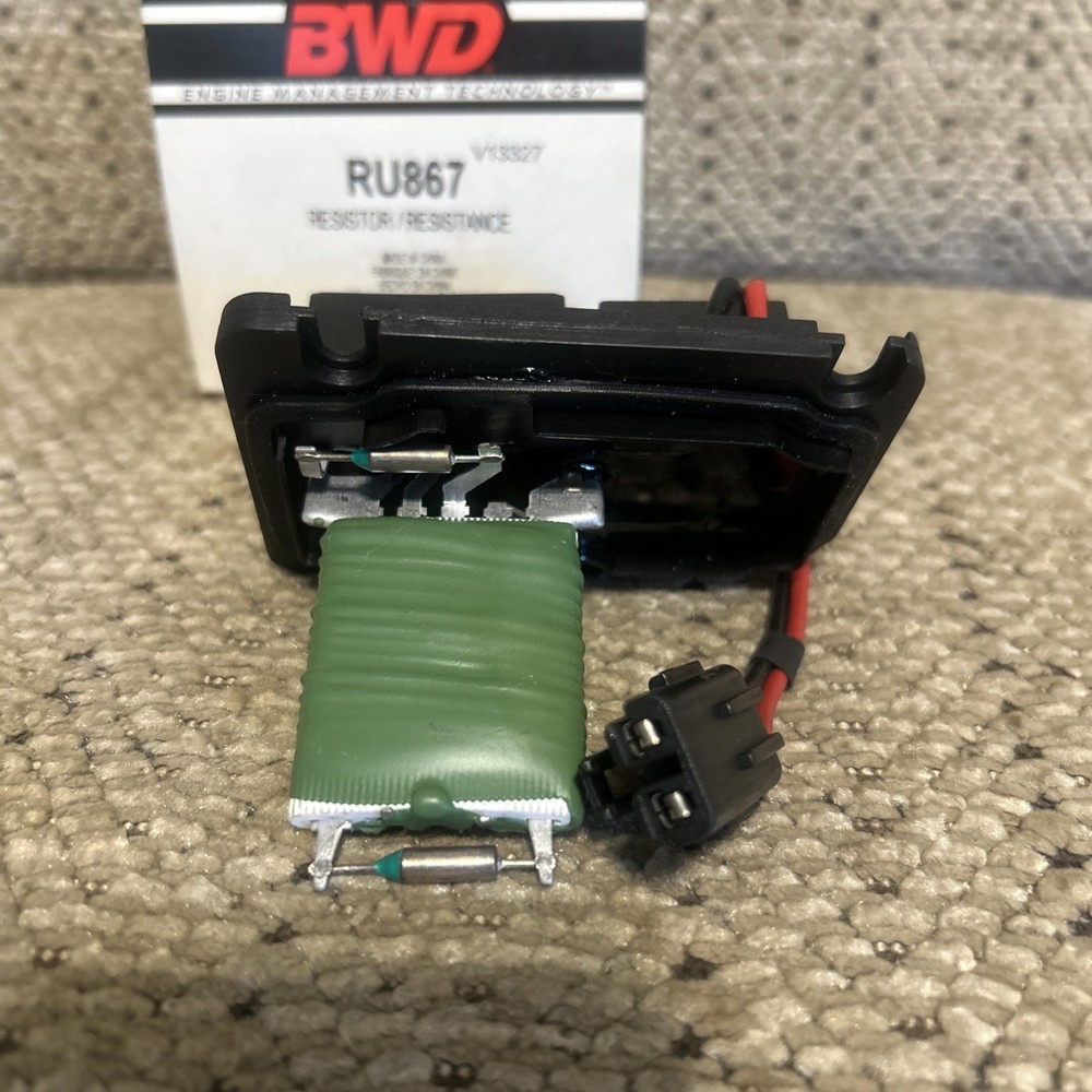 HVAC Blower Motor Resistor Front BWD RU867