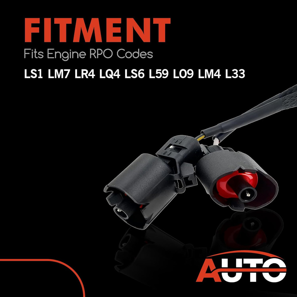Gen 3 LS Knock Sensor Extension Relocation Harness 41 Compatible with LS1 LS6