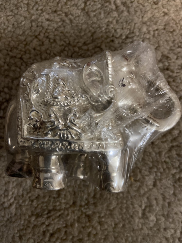 925 Sterling Silver Electroformed Elephant,46 Grams