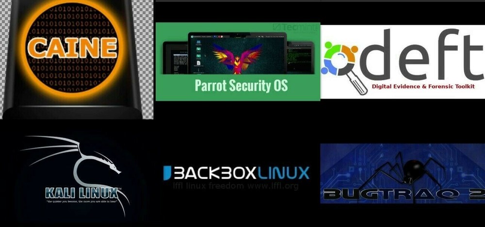 Linux 21 Pack Pentesting Security Operating Systems Caine - Kali - Parrot - Deft