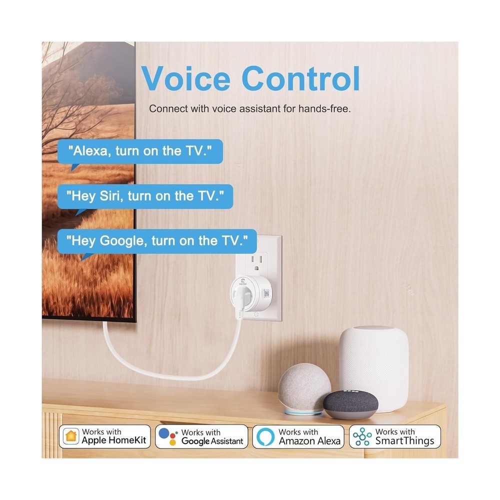 EIGHTREE Matter Smart Plug, Homekit Supported, Hub Required, Smart ... Fast Ship