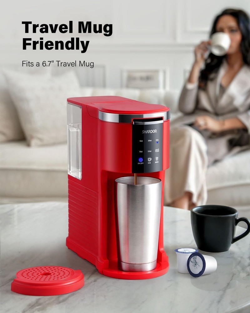SHARDOR 3 in 1 Coffee Maker, K Cup ith Ground Coffee & Teas