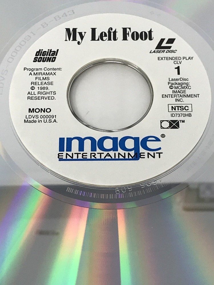 My Left Foot Extended Play LaserDisc Daniel Day-Lewis