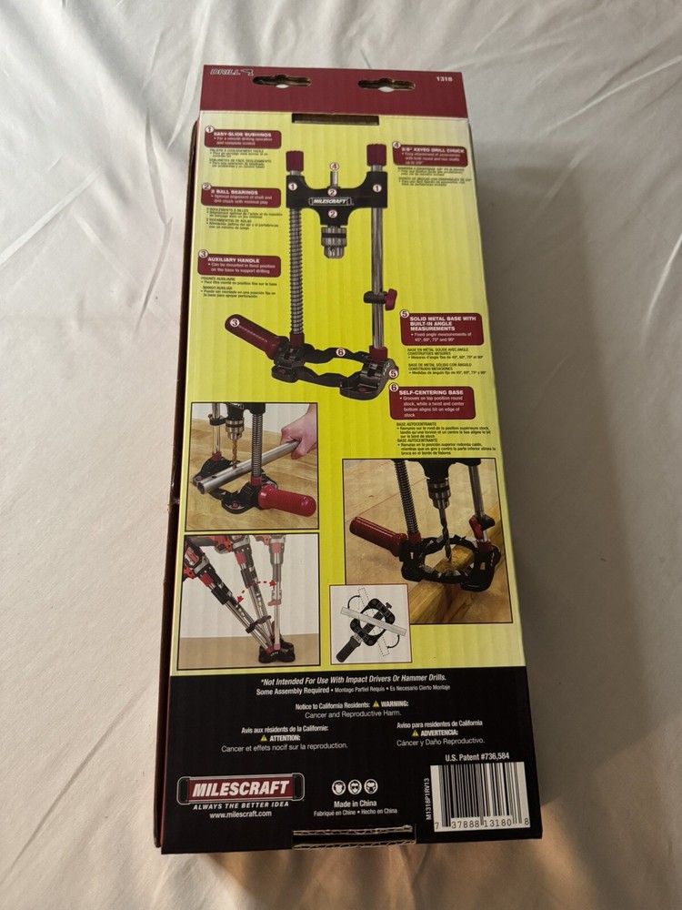Milescraft 1318 DrillMate Portable Drill Guide Drill Press