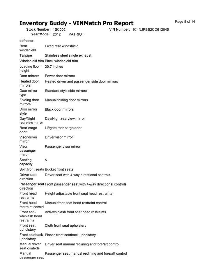 Engine ECM Electronic Control Module Fits 12 COMPASS 104967915