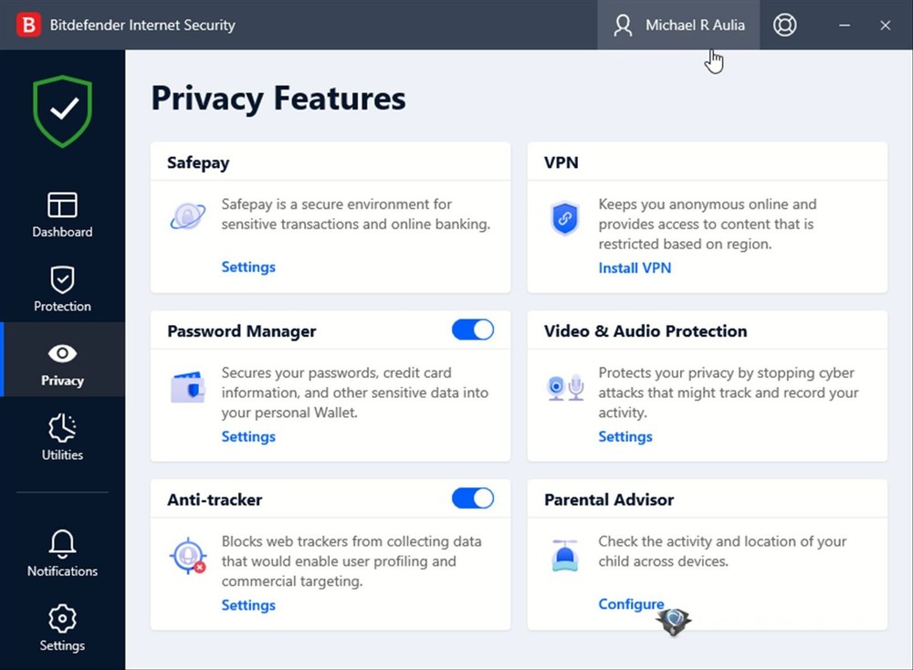 Bitdefender Total Security 1 Year | 1-10 Devices | Windows | Mac | Android