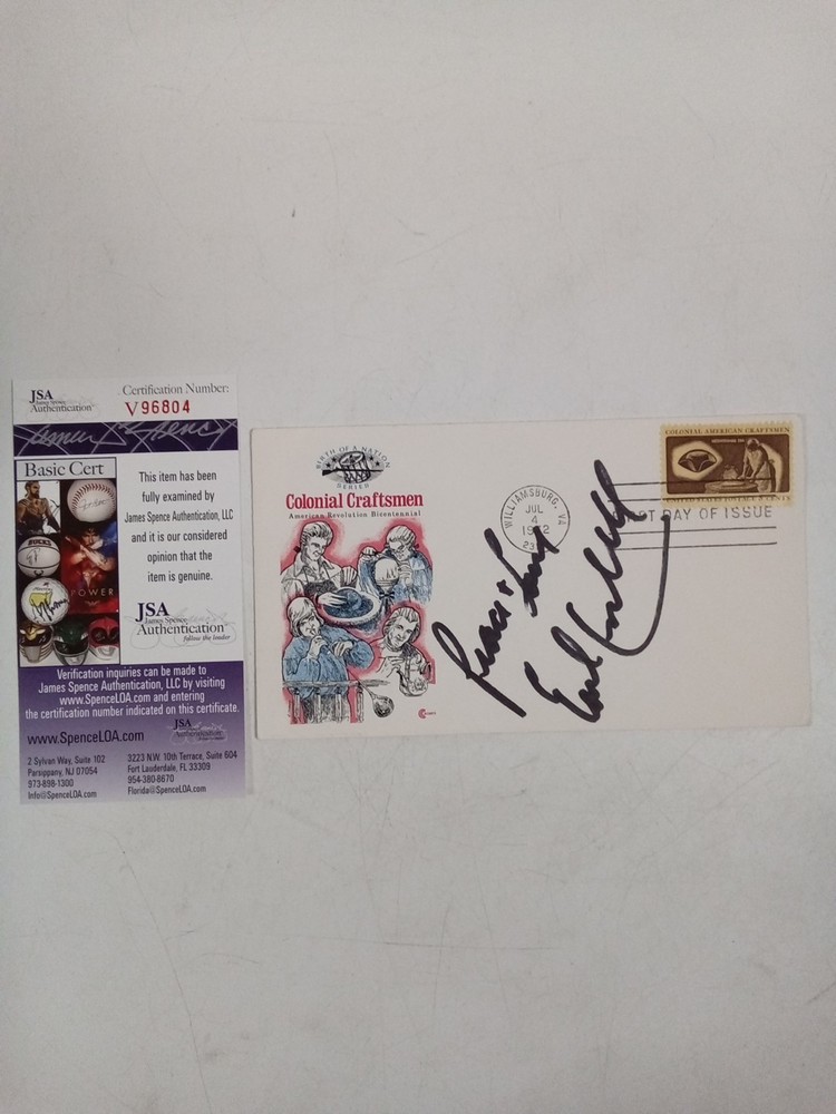 Earl Campbell Signed First Day Of Issue JSA -#