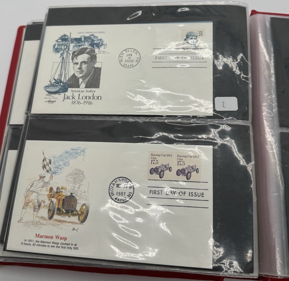 Commemorative First Day Issue Envelope/Postcard Collection Book ￼