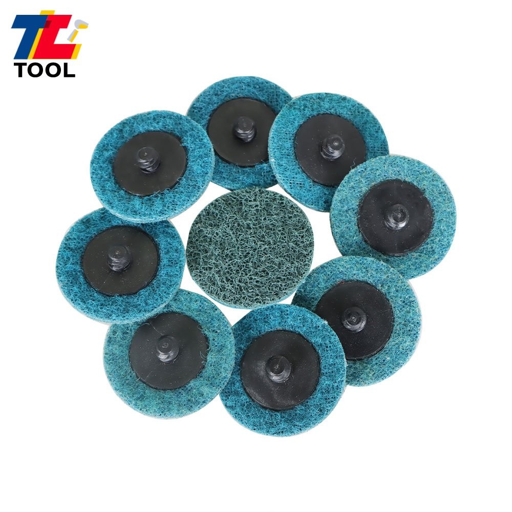 50Pcs 2" Fine Surface Conditioning Discs Roll Lock Grinder Sanding Pads