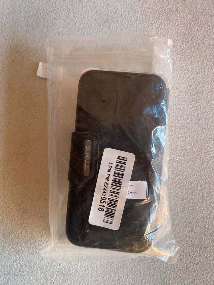 OtterBox Strada Case for iPhone 14 Pro, Shockproof, Drop Proof, Leather Black