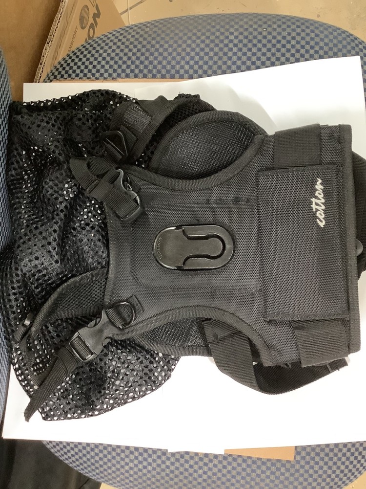Cotton Camera Holster Harness Chest Black
