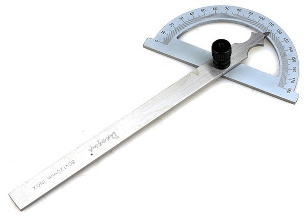 Engineers Protractor Dasqua High Quality 80 x 120 mm (Ref: 10121005)