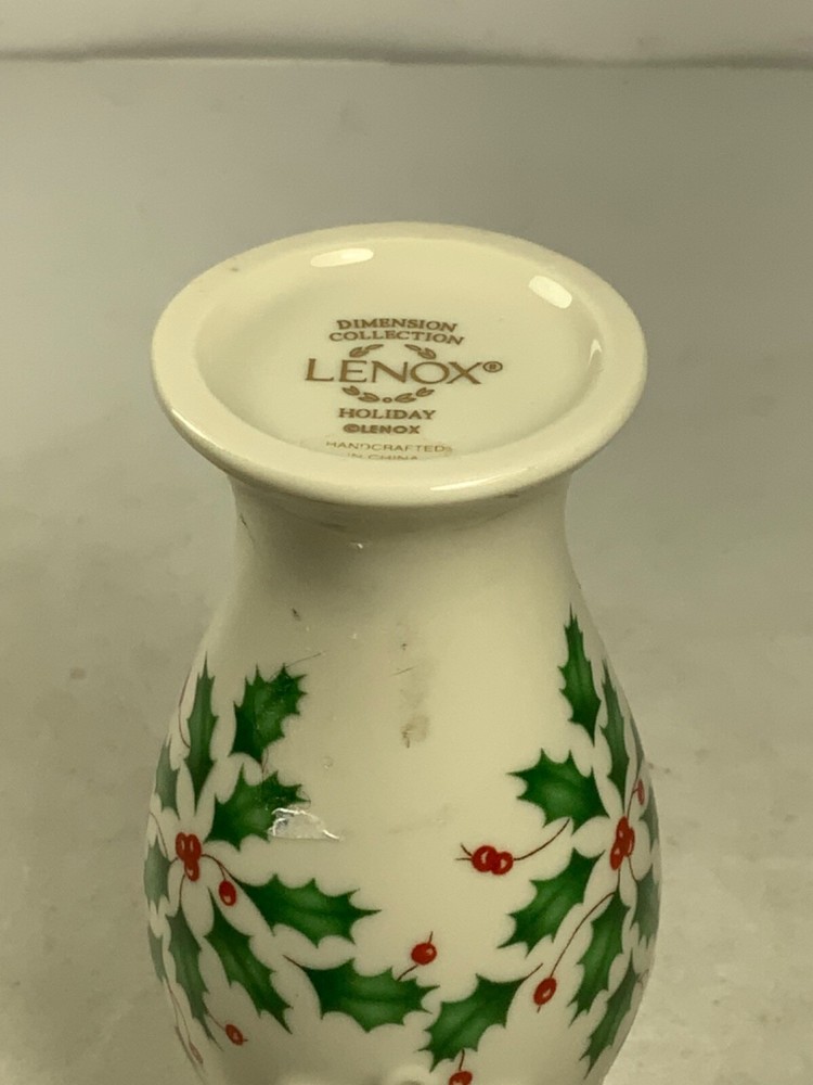 Lenox Dimension Collection Small Holiday Vase 5 in.