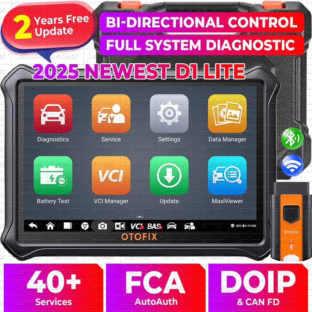 2025 OTOFIX D1 Lite Bidirectional Full System Diagnostic Tool Key Coding Scanner