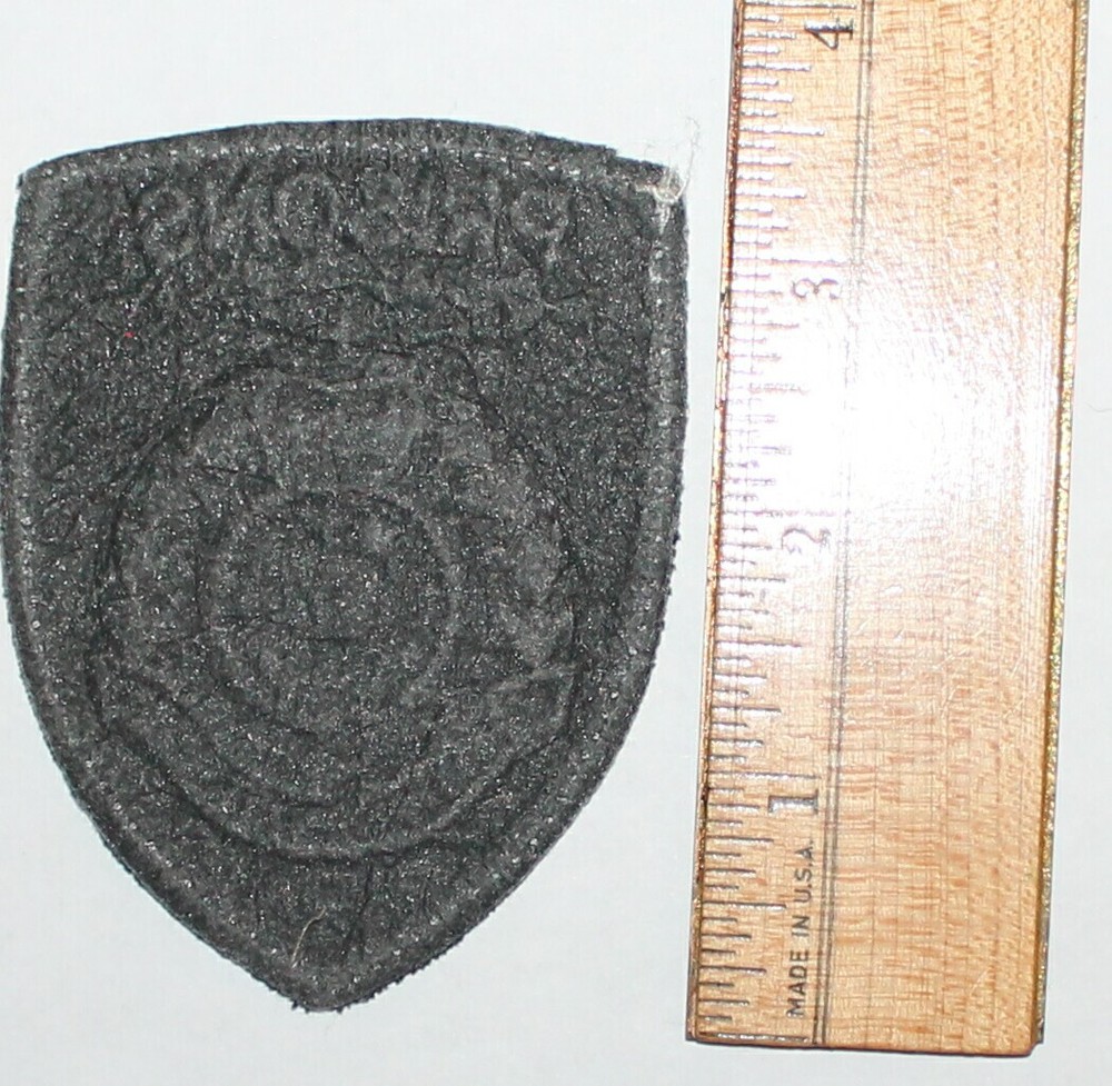WESTERN AUSTRALIA PRISONS DEPT AU DOC Used worn patch