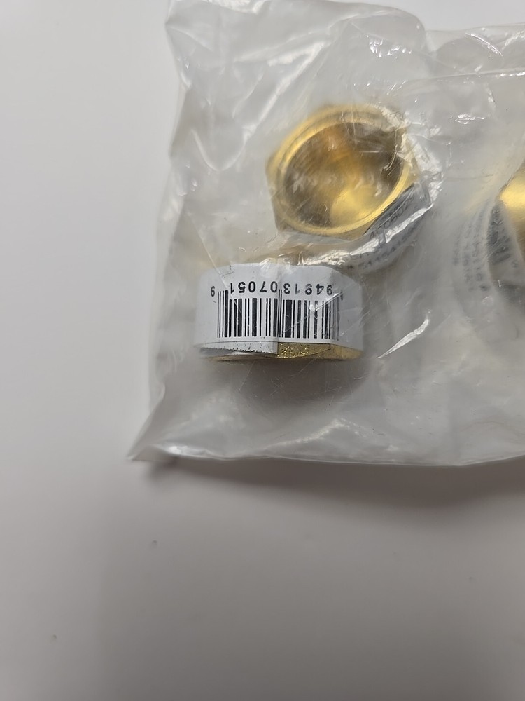 15/16 Brass Gas Appliance Cap