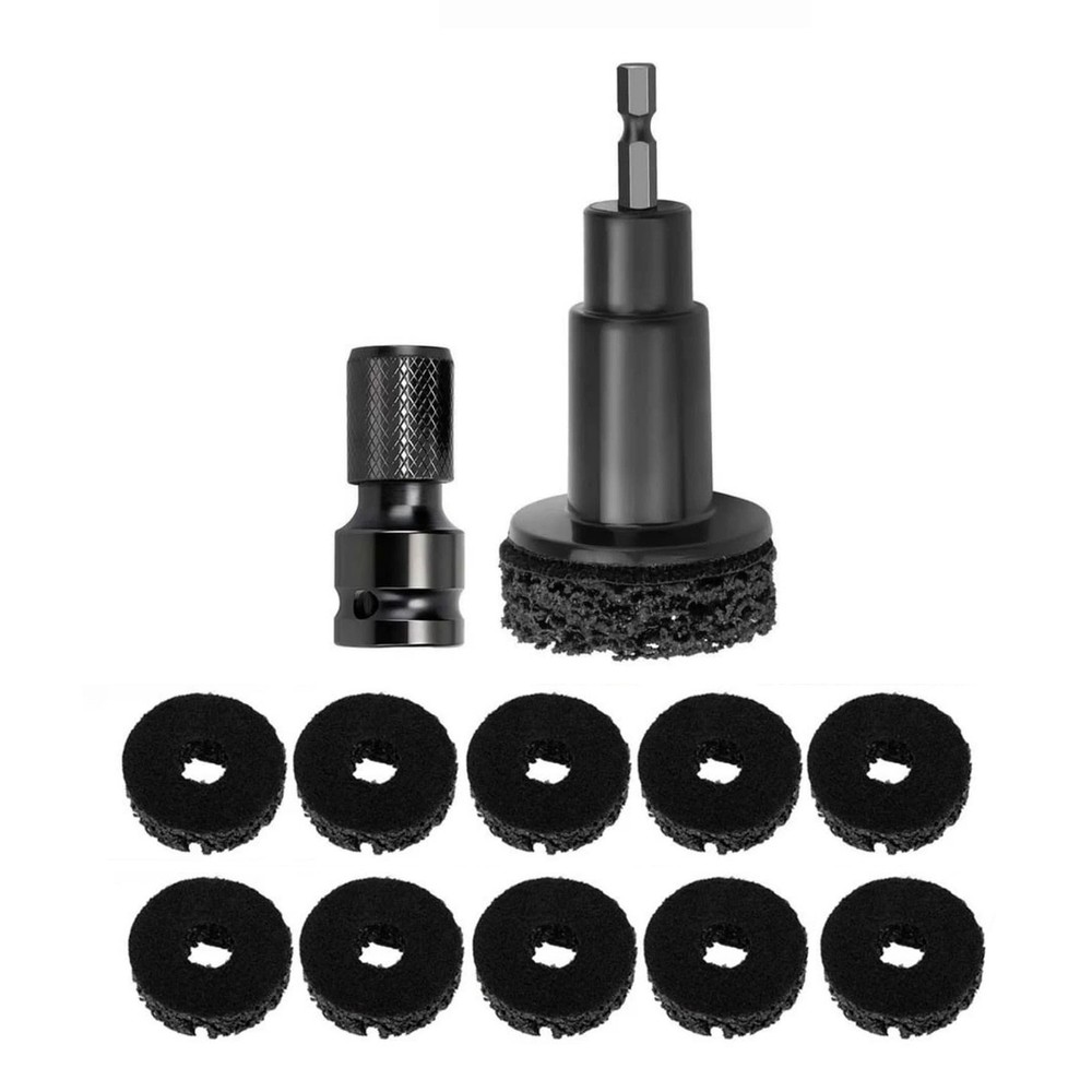 Stud Rust Removal Tool Kit Wheel Hub Cleaner Brake Hub Resurfacing 1/2" Drill