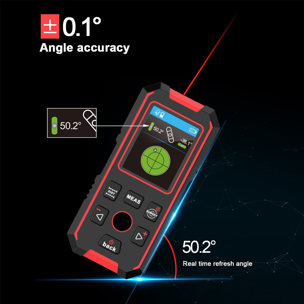 NF-518S Wall Scanner Stud Sensor Stud Detector Beam Detector Laser Rangefinder