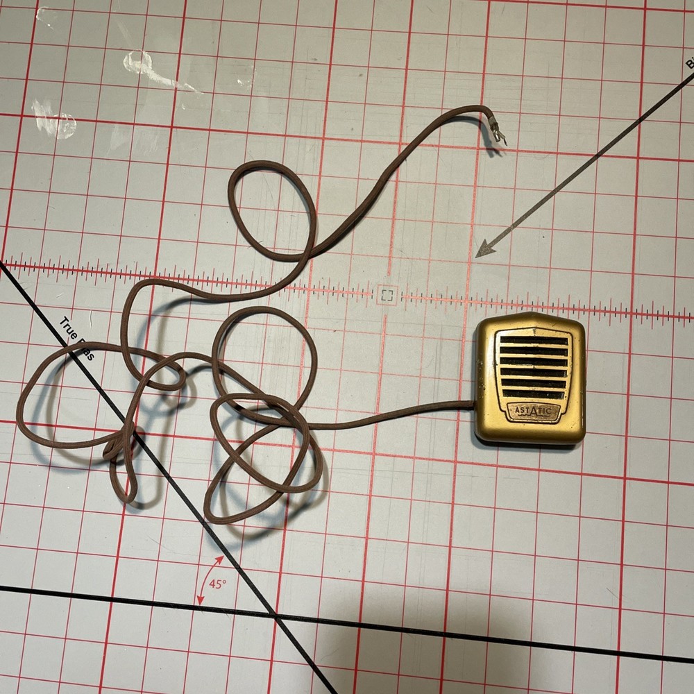 Astatic Vintage M301 Microphone untested Harmonica Mic