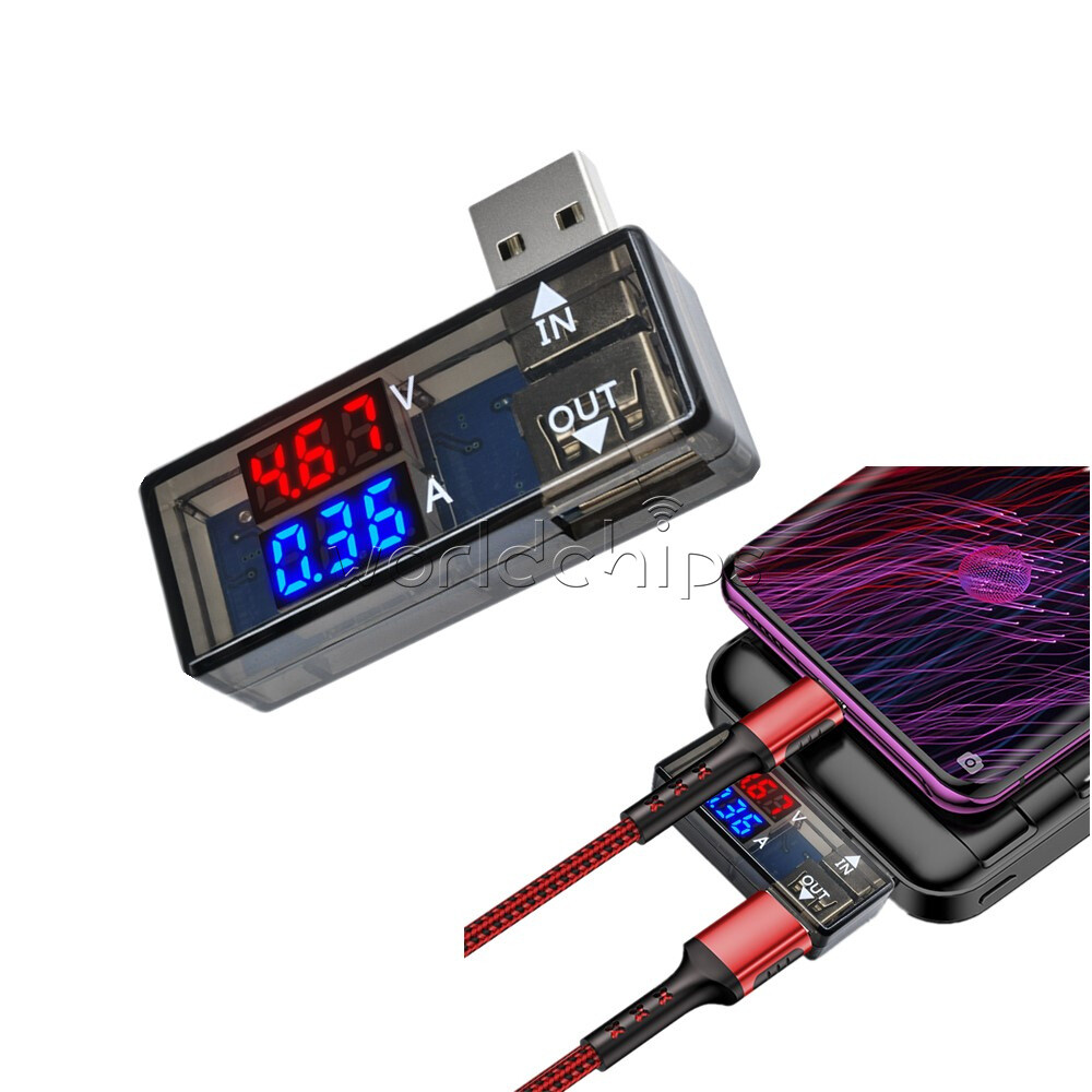 5V Digital LED Display USB Charger Current Voltage Power Detector Tester Meter