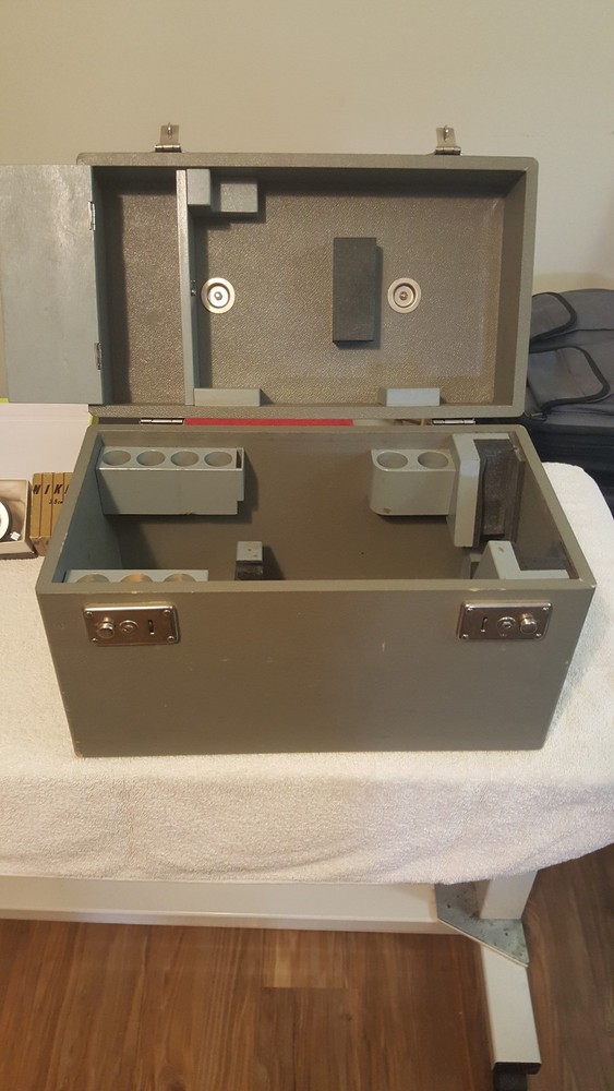 Antique Spencer Buffalo Microscope w/ 3 objectives ,Mirror, Case + Extras-NICE! 