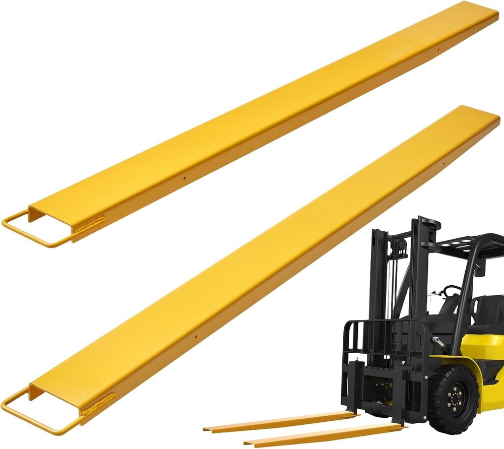 Universal 84" Fork Extensions for Forklifts | Quick Installation & 4.5" Width