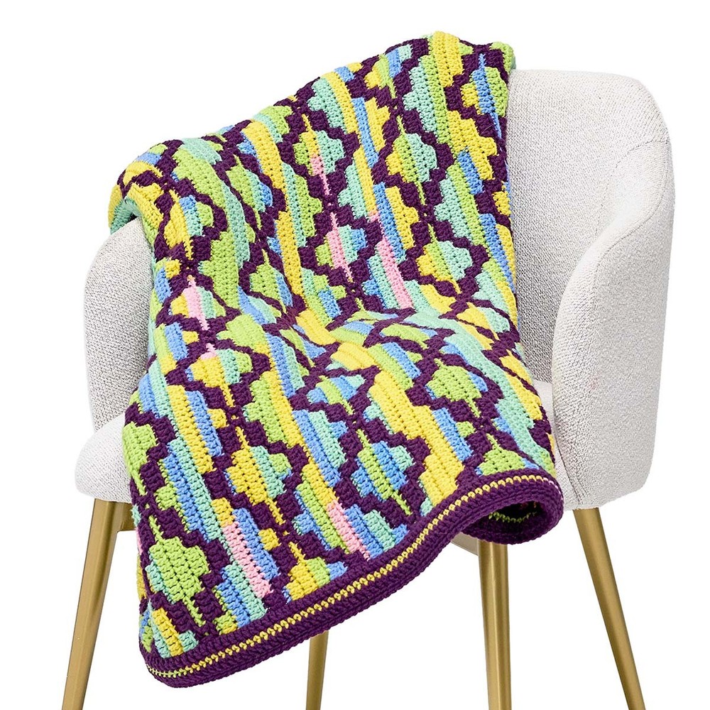 Premier® Glow Mode Throw Crochet Kit