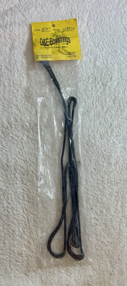 D & E Bowstrings 57 In Bowstring For Crossbow, 450 Plus. Free Shipping.