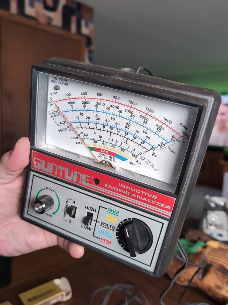 SUNTUNE Inductive Engine Analyzer Model CP7673 USED
