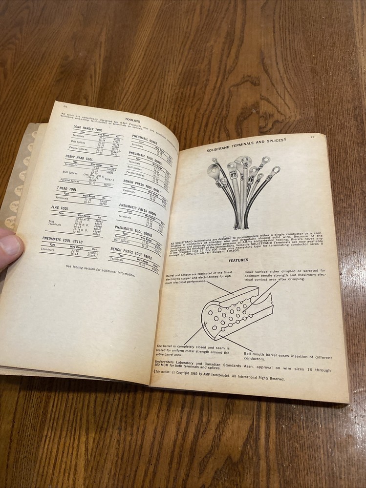 API AMP TERMINAL CONNECTOR HANDBOOK TERMINATING PROGRAMMING ELECTRONIC CIRCUITRY