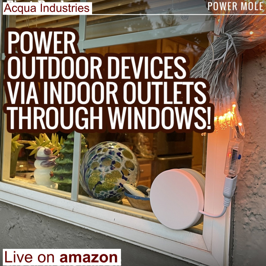 Power Mole - Wireless Power Through Windows for USB Cameras, Lights and More!
