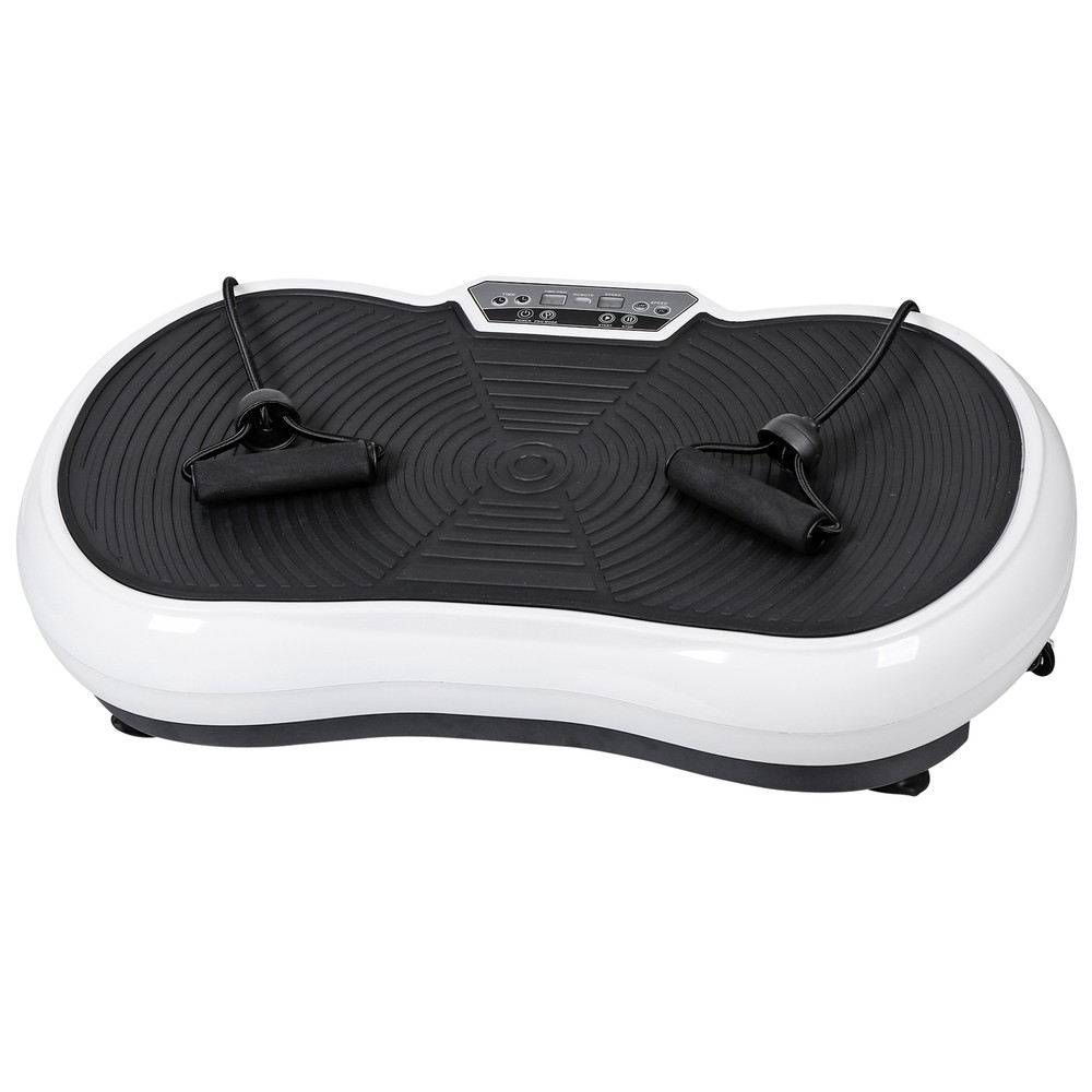 Vibration Plate Exercise Machine Whole Body Workout Vibration Platform White